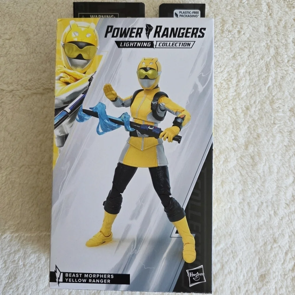 New Power Rangers Lightning Collection Beast Morphers Yellow Ranger 6